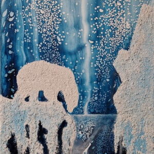 Under the blue Glacier